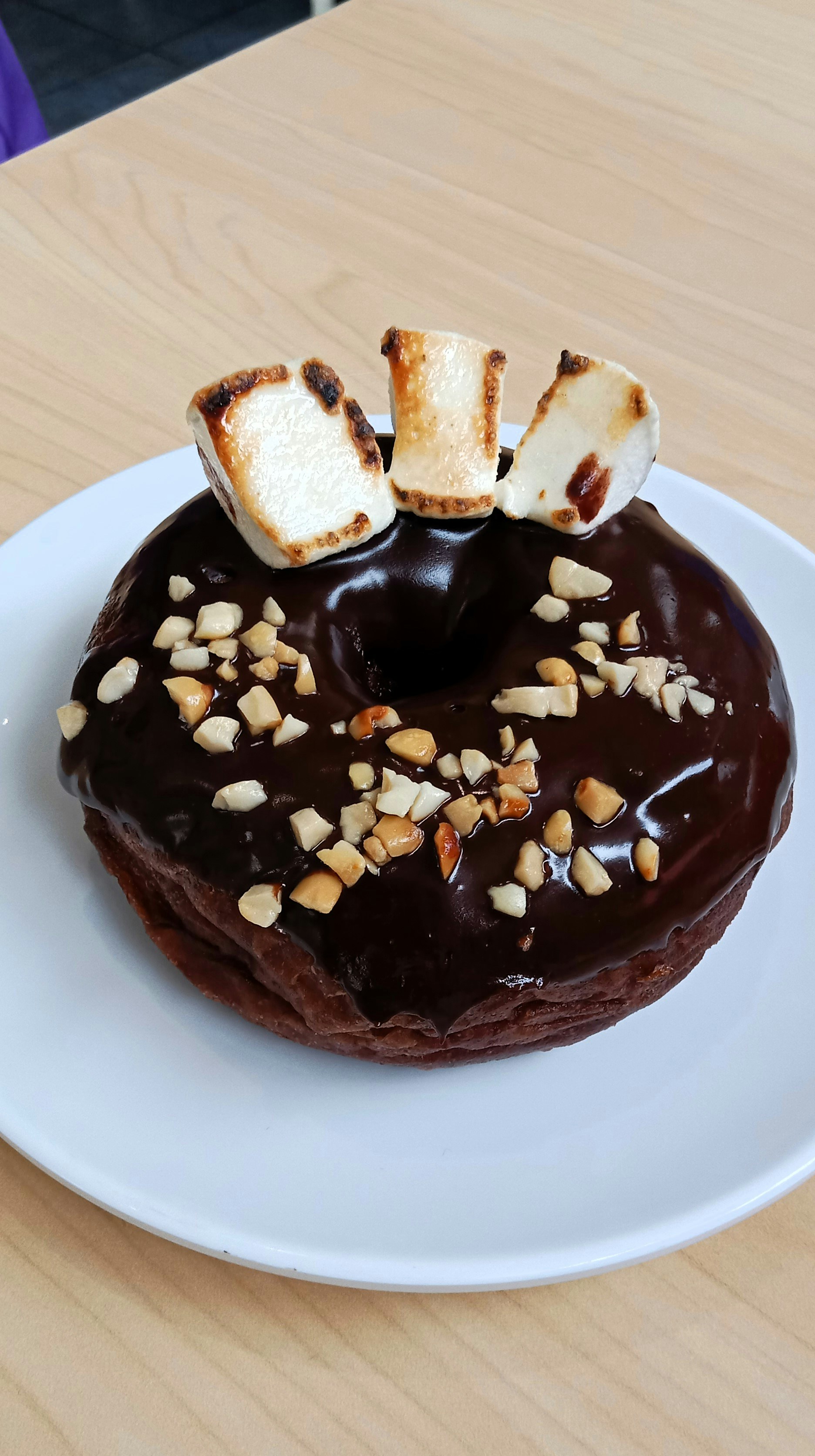 Chocolate flavored onut.