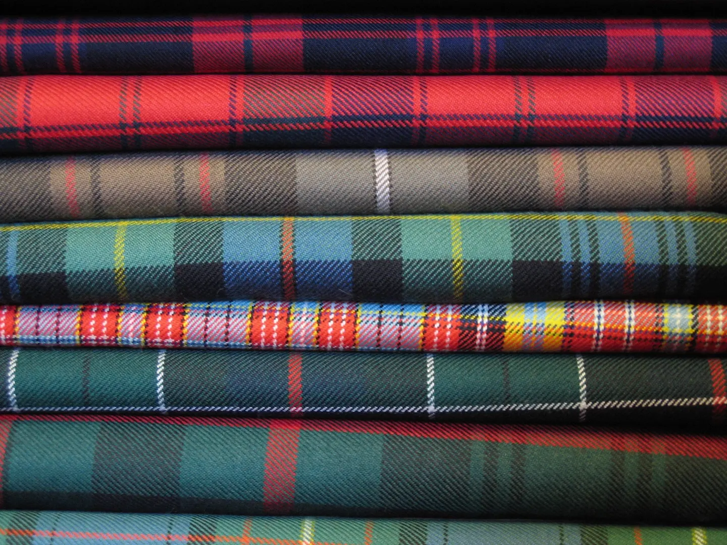 stack of different weaves